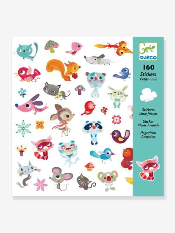 Djeco 160 Sticker „Kleine Freunde“ DJECO