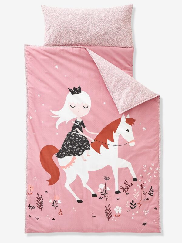 Vertbaudet Kinder Schlafsack MINILI „Naturprinzessin“ Oeko-Tex