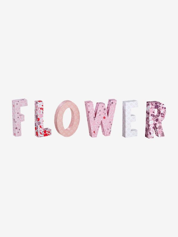Vertbaudet Kinderzimmer Dekobuchstaben “Flower“